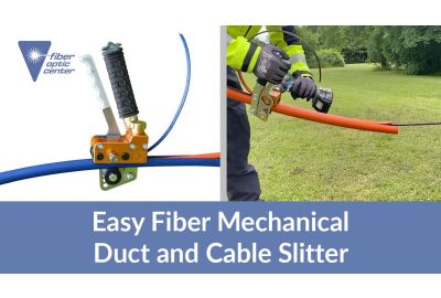 Video: Easy Fiber Mechanical Duct and Cable Slitter (14mm to 40mm)