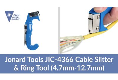 Video thumbnail of Jonard JIC-4366 Cable Slitter & Ring Tool