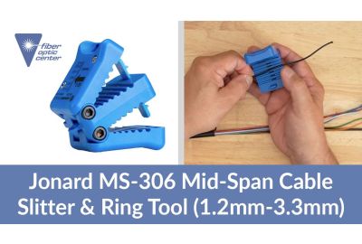 Video thumbnail of Jonard MS-306 Mid-Span Cable Slitter & Ring Tool