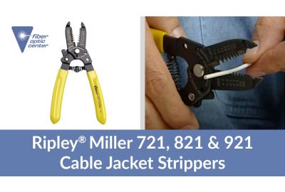 Video: Ripley Miller 721, 821, 921 Wire & Fiber Optic Cable Stripper