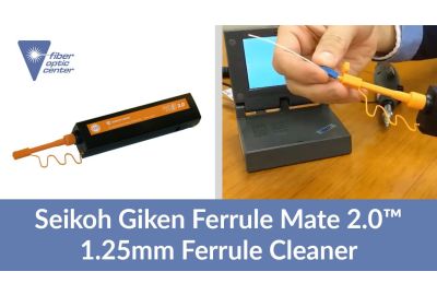 Video: Seikoh Giken Ferrule Mate 2.0™ 1.25mm Connector Cleaner (LC/MU)