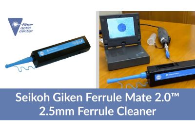 Video: Seikoh Giken FerruleMate 2.0™ 2.5mm Connector Cleaner (SC/FC/ST)