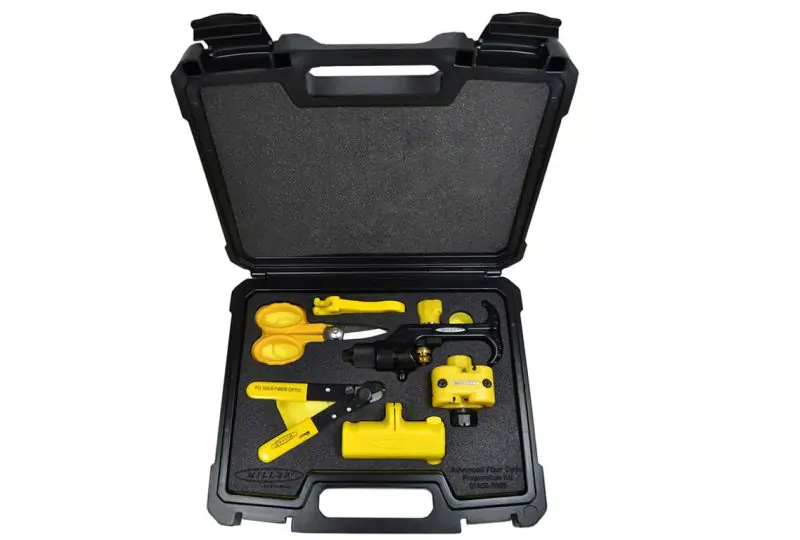 Miller Fiber Optic Termination Kit - Hard Case w/ FO 103S & MB04-7000