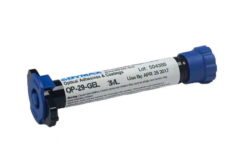 osamisix 静床20AB Dymax OP-29-GEL UV Cure Optical Adhesive, 3ml Syringe