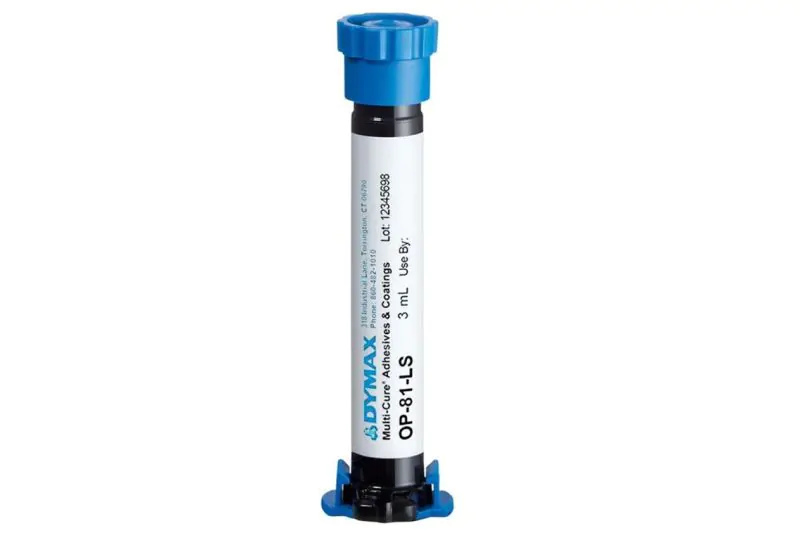 Dymax OP-81-LS Low-Shrink™ Epoxy, Heat & UV Cure - 3ml Syringe