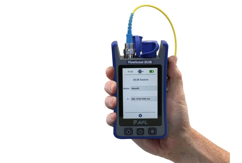 AFL FlowScout SLP8-FTTX Optical Loss Test Kit (1310, 1490, 1550nm)