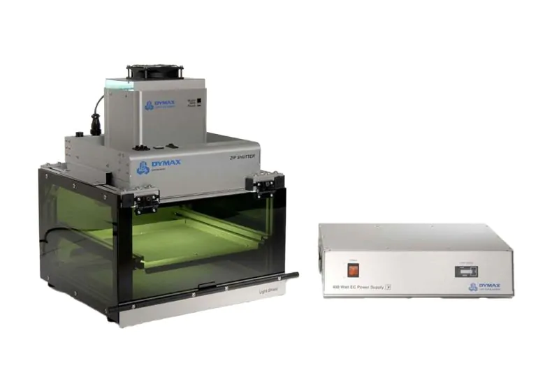Dymax 5000-EC UV Epoxy Curing Flood Lamp, Light Shield, Z Shutter
