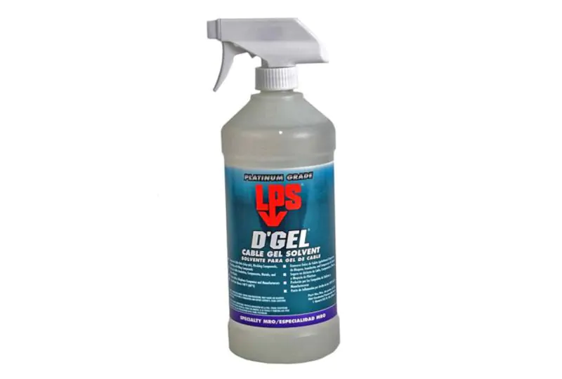D'Gel Cable Cleaning Solvent - 32 oz. Spray Bottle
