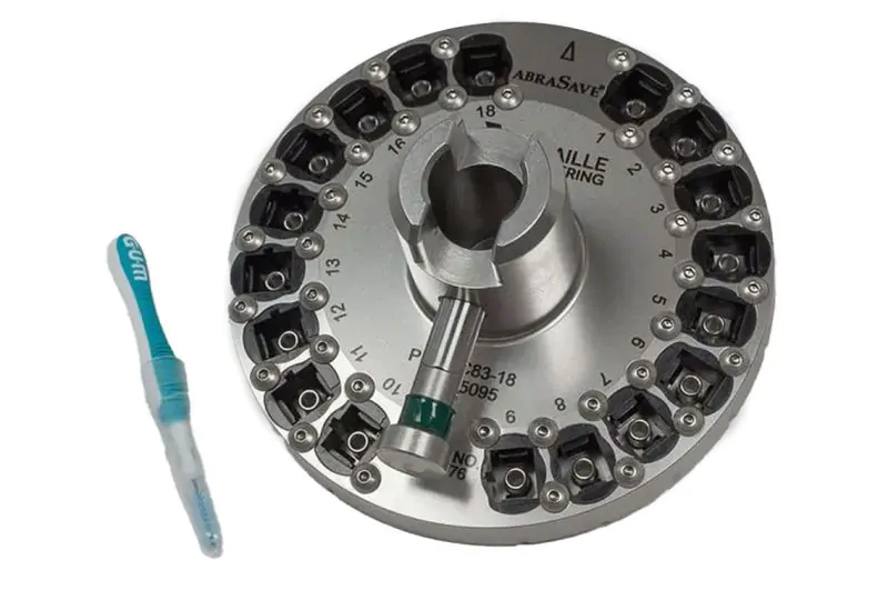Domaille AbraSave® 18-Port 8.3° SC Connector Polishing Fixture