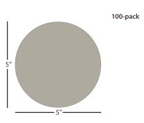 ÅngströmLap® Silicon Carbide Lapping Film Disc - 5 inch 1µm (micron)
