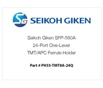 Seikoh Giken SFP-560A 24-Port One-Lever TMT/APC Ferrule Holder