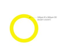 LightTube 900μm Furcation Tubing - Hytrel(TPE) - Yellow