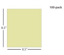 ÅngströmLap® Aluminum Oxide Lapping Film Sheet - 8.5 x 8.5 inch 3µm (micron)