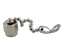 Amphenol SMA Adapter Dust Cap & Chain