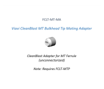 Viavi CleanBlast MT Bulkhead Tip Patch Cord Adapter