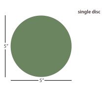 ÅngströmLap® Sequoia Diamond Lapping Film Disc - 5 inch 30µm (micron)