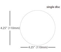 3M™ 863XW Final Polish Lapping Film Disc - 4.25 inch
