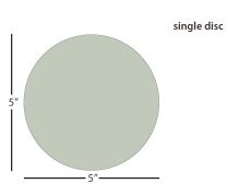 3M™ 291X Aluminum Oxide Lapping Film Disc - 5 inch 1µm (micron)