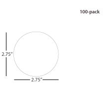 ÅngströmLap® Aluminum Oxide Lapping Film Disc - 2.75 inch 0.5µm (micron)
