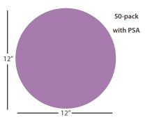 ÅngströmLap® Aluminum Oxide Lapping Film Disc - 12 inch 30µm (micron), PSA