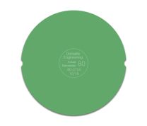 Domaille Locking Rubber Polishing Pad - 5" Disc, 80 Durometer