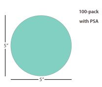 ÅngströmLap® Aluminum Oxide Lapping Film Disc - 5 inch 9µm (micron), PSA