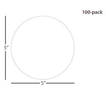 ÅngströmLap® Aluminum Oxide Lapping Film Disc - 5 inch 0.5µm (micron)