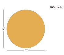 ÅngströmLap® Aluminum Oxide Lapping Film Disc - 5 inch 16µm (micron)