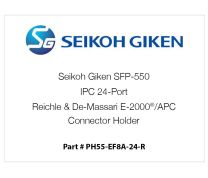 Seikoh Giken SFP-550 IPC 24-Port Reichle & De-Massari E-2000®/APC Connector Holder