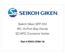 Seikoh Giken SFP-550 IPC 18-Port Step Ferrule SC/APC Connector Holder
