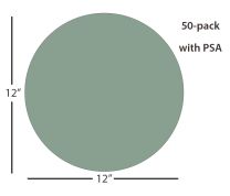 ÅngströmLap® Silicon Carbide Lapping Film Disc - 12 inch 30µm (micron), PSA