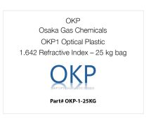 OKP Osaka Gas Chemicals OKP1 Optical Plastic, 1.642 Refractive Index – 25 kg bag