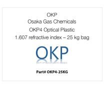 OKP Osaka Gas Chemicals OKP4 Optical Plastic, 1.607 Refractive Index – 25 kg bag