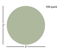 ÅngströmLap® Silicon Carbide Lapping Film Disc - 8 inch 5µm (micron)