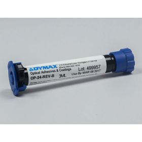 Dymax OP-24-REV-B Optical Adhesive, UV & Heat Cure - 3ml Syringe Dymax OP-24-REV-B Optical Adhesive, UV & Heat Cure - 3ml Syringe