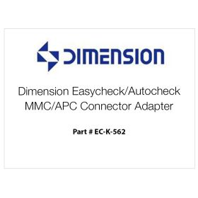 Dimension Easycheck End-face Detector, MMC/APC Connector Adapter