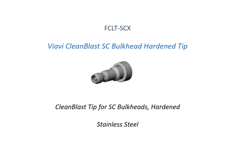 Viavi CleanBlast SC Bulkhead Hardened Tip