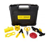 Ripley® Miller MA03-7005 Advanced Cable Prep & Fiber Termination Kit with FO 103S Fiber Stripper & MB04-7000 Drop Cable Slitter - Hard Case