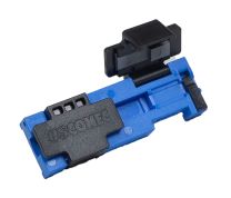 US Conec Loose Fiber Holder, 12-Fiber, 3.0mm–3.6 mm, Blue Base