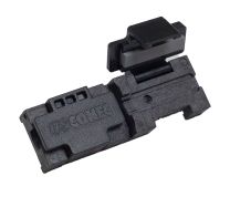 US Conec Ribbon Fiber Holder, 12-Fiber, 3.0mm–3.6 mm, Black Base