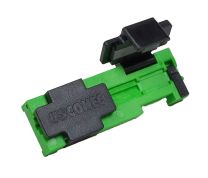 US Conec Loose Fiber Holder, 12-Fiber, 2.0mm, Green Base