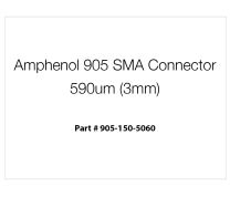 Amphenol 905 SMA Connector 590um (3mm)