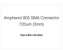 Amphenol 905 SMA Connector 720um (3mm)