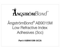 ÅngströmBond® AB9015M Low Refractive Index Adhesive, UV Cure (3cc Syringe)