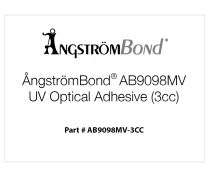 ÅngströmBond® AB9098MV Optical Adhesive, UV Cure (3cc Syringe)