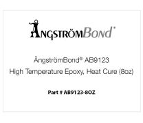 ÅngströmBond® AB9123 High Temperature Epoxy, Heat Cure (8oz)