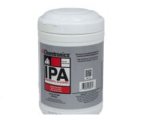 ITW Chemtronics® Presaturated Isopropyl Alcohol Wipes, 5" x 8" - 100 Wipes/Tub