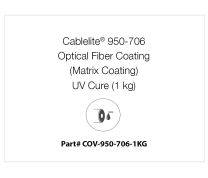 Cablelite® 950-706 Optical Fiber Coating (Matrix Coating), UV Cure (1 kg)