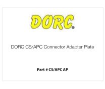 DORC CS/APC Connector Adapter Plate
