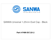 Tapa antipolvo universal SANWA de 1.25 mm (negra)